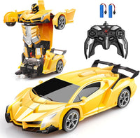 Blackma Transform Rc Cars for Boys 4-7 8-12 - Yellow