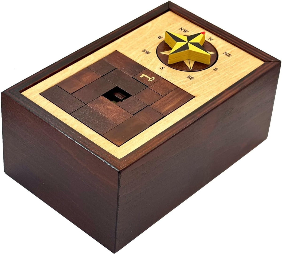 Winshare Navigation Enigma wooden secret puzzle box for money and gift cards - view 7