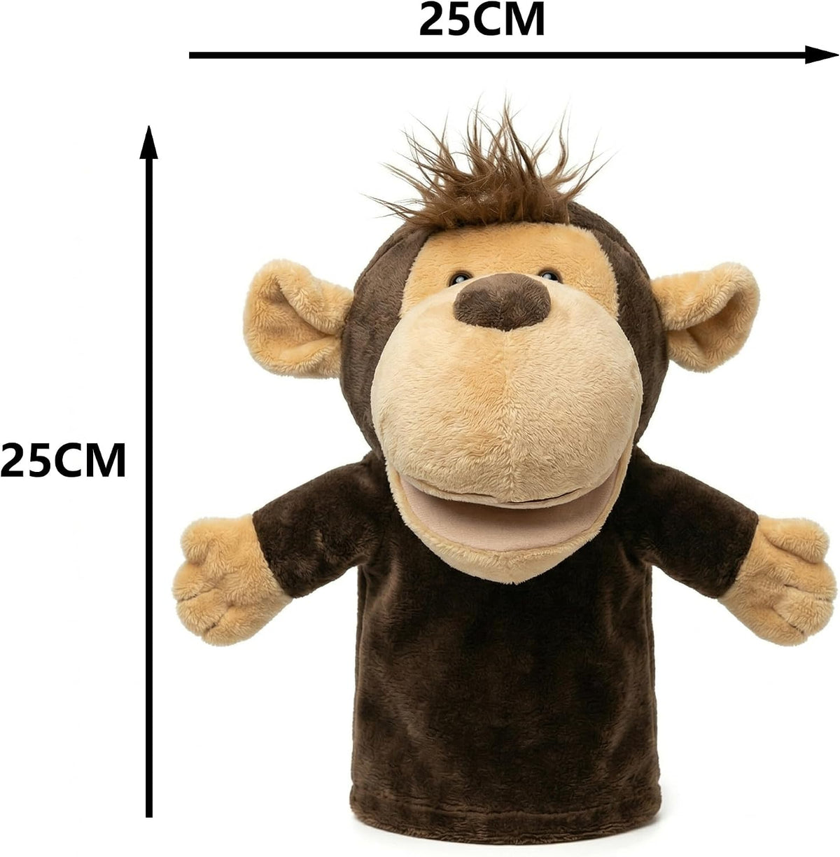 Animal Hand Puppets for Kids - New Monkey - image 4