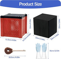 2 PCS 2026 New Pure Cube Water Trough Filter 2.0, Eco-Aquarium with Honeycomb Charcoal, Super Strong Filtration Activated Carbon Filter Media for Fish Tanks, Horse Troughs, Ponds & Livestock Tanks