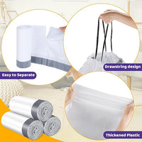 30 Count Cat Litter Liners Large, Jumbo Drawstring Extra Durable Pet Cat Pan Liners Extra-Thick Kitty Litter Box Bag 36" x 19"