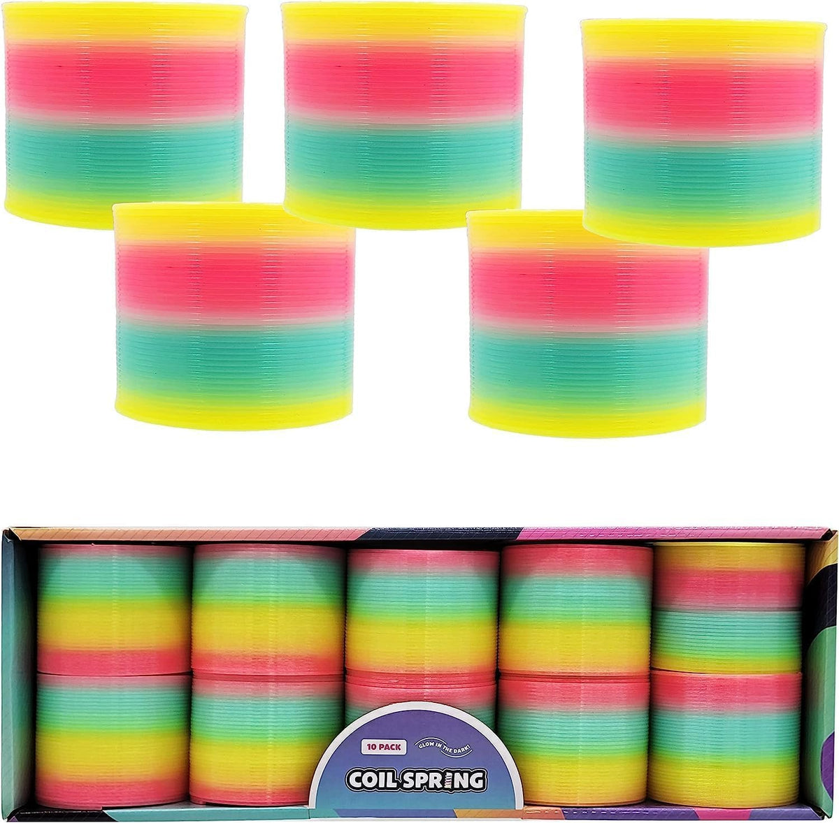 The Dreidel Company Plastic Coil Spring - 20-Pack
