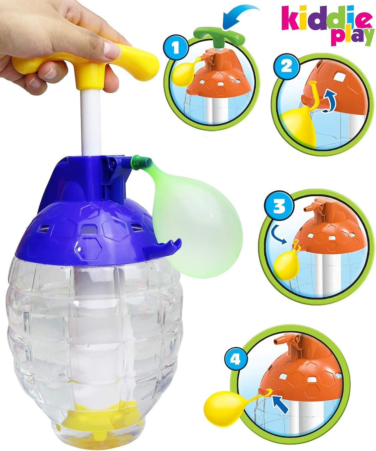 Kiddie Play Water Balloons for kids Filler Pump – Fun for Kids & Family - image 2