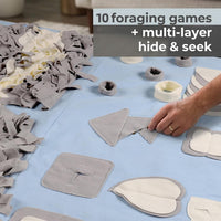 Snuffle Mat for Dogs: Slow Food Interactive Experience – Essentials for Dogs - Blue / Large 38x38 inch - image 3