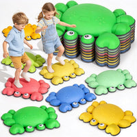 TOPNEW crab balance stepping stones for kids in bright colors, set of 6 - view 4