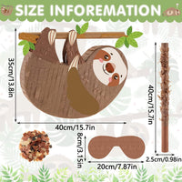 Lewtemi Robot Piñatas Birthday Party Favor - Sloth Style - image 3