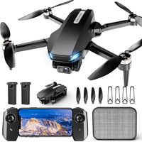 BLINORY X60 foldable 2K camera drone for beginners in black with carrying case - view 2
