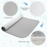 Buvlnee Summer Dog Cooling Mat - Gray / 40x28in - image 4