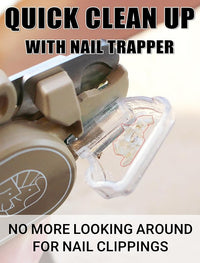 Cat Nail Clipper with LED Guide Light and Nail Trapper