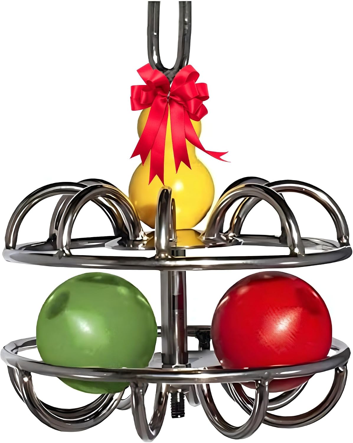 Bird Toys for Large Birds Stainless Steel Bird Toy with Traveling - Impossi-Ball