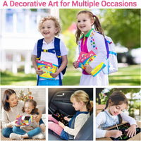 ZMLM Scratch Paper Art-Crafts Gift: 2 Pack Rainbow Notebooks Supplies - Yellow - image 4