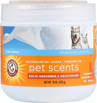 Arm & Hammer Pet Scents Solid Gel Odor Eliminator, Fresh Breeze