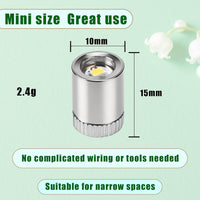 Mini Led Lights 10pc Small Led Lights Battery Powered Tiny Light Warm - Cold White - image 3
