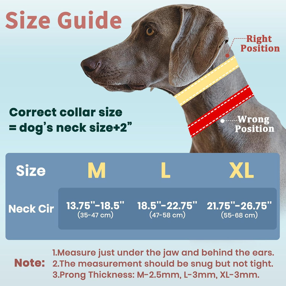 Mayerzon purple no pull dog collar with reflective threads and slider buckle - view 4
