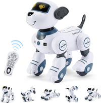 FUUY interactive remote control robot dog for kids in blue