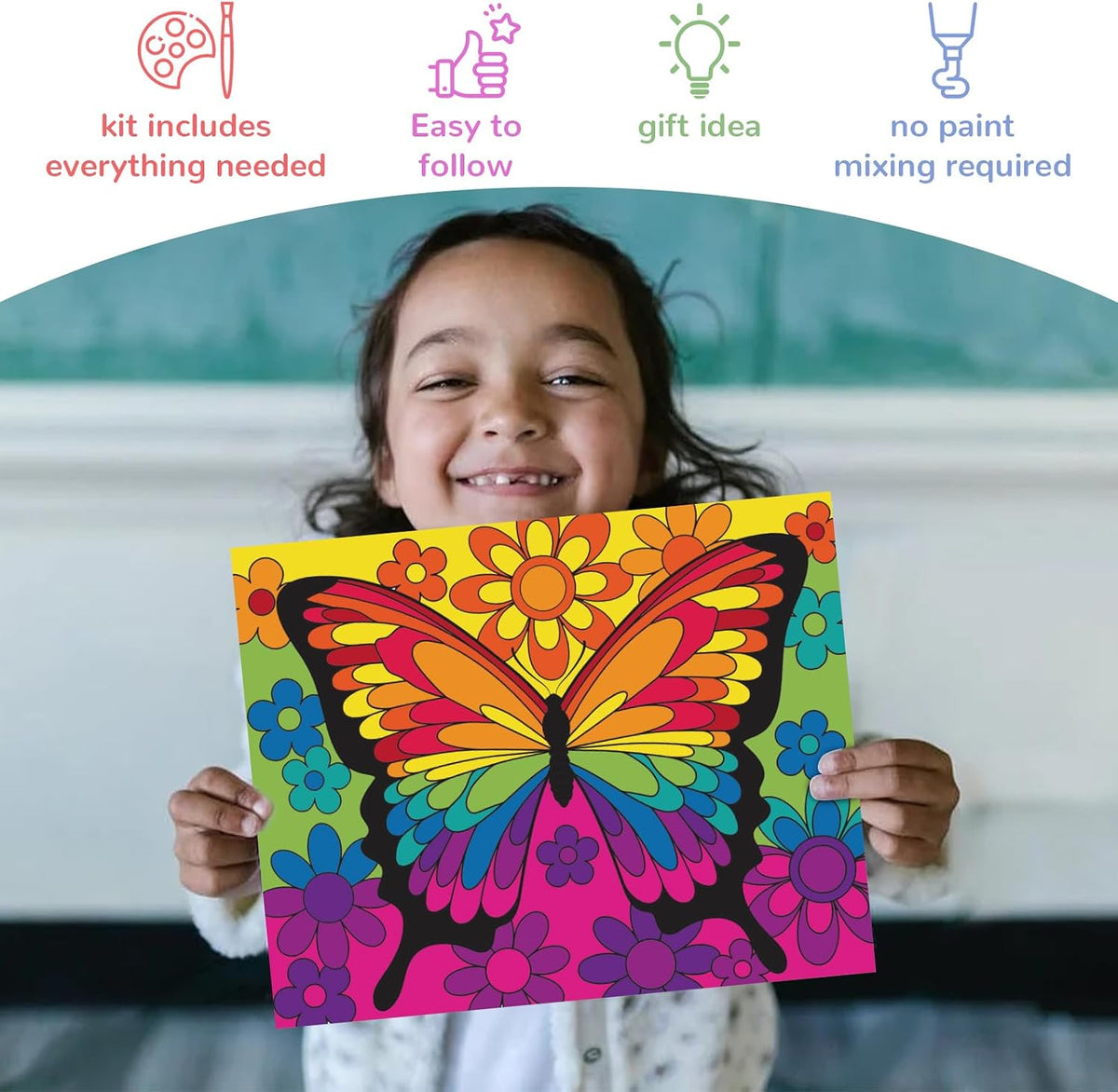 goldentime 3 Pack Kids Paint by Numbers Kit - fantasy - image 4