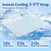 Mora Pets Dog Cooling Mat Instant Pet Cooling Pad Bed for Large Dogs - Blue / 47-Inch (X-Large) - image 2