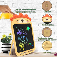 CHAFEGY lion LCD writing tablet for kids, 10 inch colorful doodle board with stylus - view 7