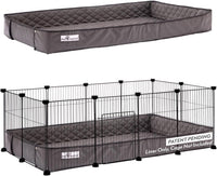 Paw Inspired Critter Box Cage Liner, Raised Sides, C&C 2x4 – Daily Care for Small Pets - 2x4 (12" Grids)
