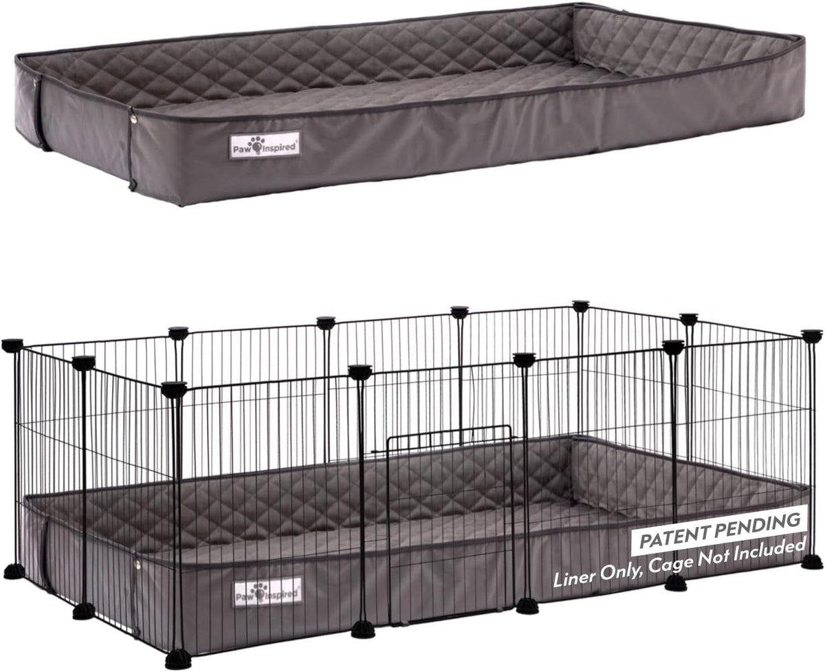 Paw Inspired Critter Box Cage Liner, Raised Sides, C&C 2x4 – Daily Care for Small Pets - 2x4 (12" Grids)