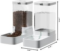 NKECOBJI Gravity Pet Feeder and Water Dispenser Set - image 4