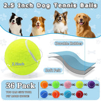 Magicorange Tennis Balls for Dogs - Multicolor / 36 Pack - image 2