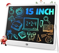 TEKFUN 15" LCD Writing Tablet for Kids - White / 15 Inch