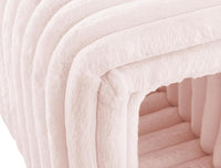 Storage Bench Pet Supplies Corduroy Bench Cat's nest to Hide for The Living Room, Entryway and Bedroom (Pink)