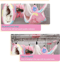 LEFTSTARER Cashmere Pet Bed Mat and Toy - 3.Star-Pink - image 3