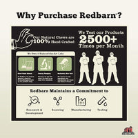 Redbarn Pet Products All-Natural Beef Cheek Rolls for Dogs, Grain-Free Cow Cheeks, Naturally Rich in Collagen, Available in Chicken & Carrot Glaze or Uncoated (Original, Small/Medium (Pack of 25))