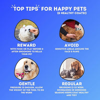 DakPets Stainless Steel Pet Deshedding Tool - Grooming Brush for Cats and Dogs, Removes Trapped Hair, Reduces Shedding by Up to 95%, All Hair Types, Includes Protective Blade Cover, Pink, 4 inches