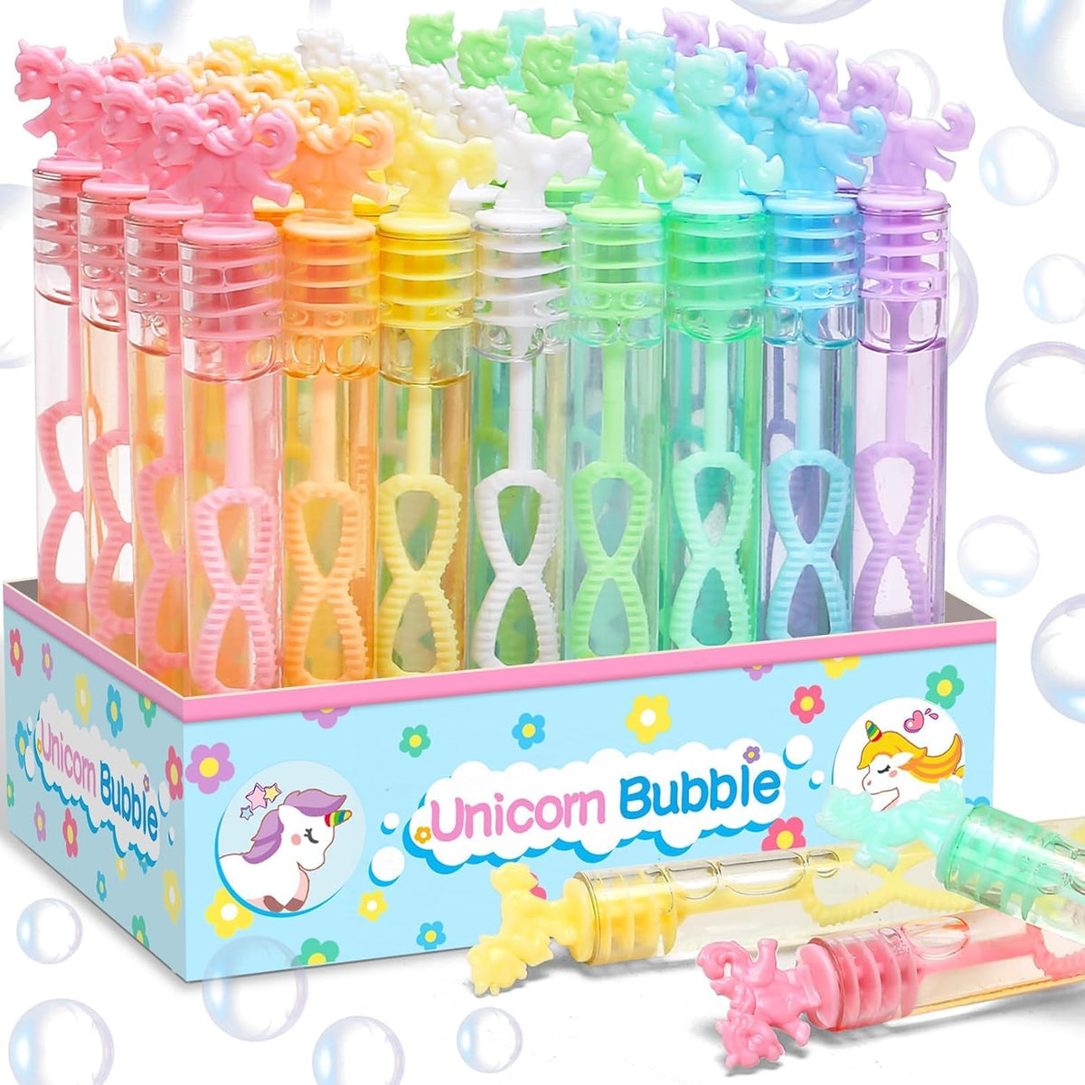 Unicorn Mini Bubble Wand with Gift Box - bubble set