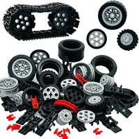 Miutrue technical parts kit with assorted building block gears and wheels