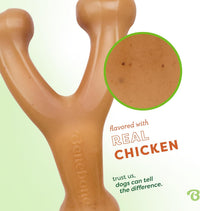 Benebone Wishbone Dog Chew Toy for Aggressive Chewers - REAL Chicken / Small - image 2