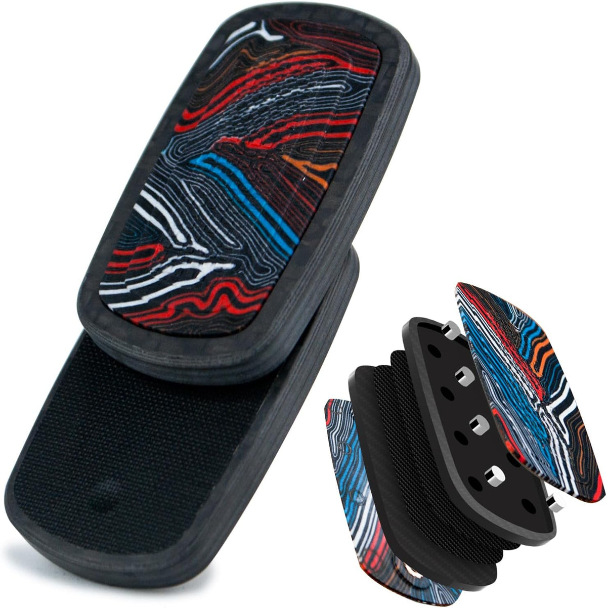 DjuiinoStar DFS-28 carbon fiber magnetic fidget slider, free-floating design - view 2