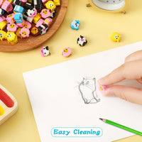 JUNEBRUSHS 150Pcs Fall Mini Erasers - Mixed - image 3