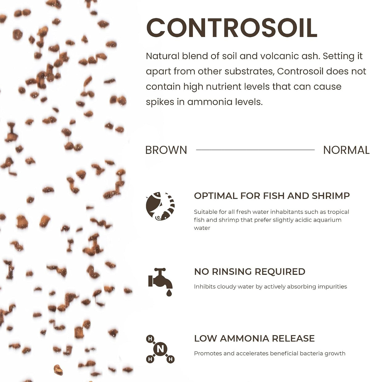 Ultum Nature Systems Controsoil - 1 Liter (0.9 kg) / Brown - Normal - image 2