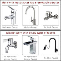 ZCONIEY Sink Faucet Sprayer Attachment Hair Pet Rinser Showerhead with Stop Water-saving Function