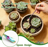 OLIISS Iridescent Reptile Feeding Tongs with Rubber Tips, 10.6" - 10.6"(with Spoon) - image 4