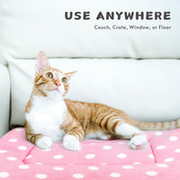 2 Pack Cat Blanket for Indoor Cats - Polka Dots / 22X15 in - image 3