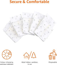 Amazon Basics Male Dog Diapers, 30 Count, Large, Ultra Absorbent Disposable Wrap with Secure Fit, Leakproof and Comfortable