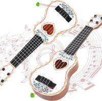 Raimy 17-inch kids ukulele with 4 strings and a guitar pick - view 2