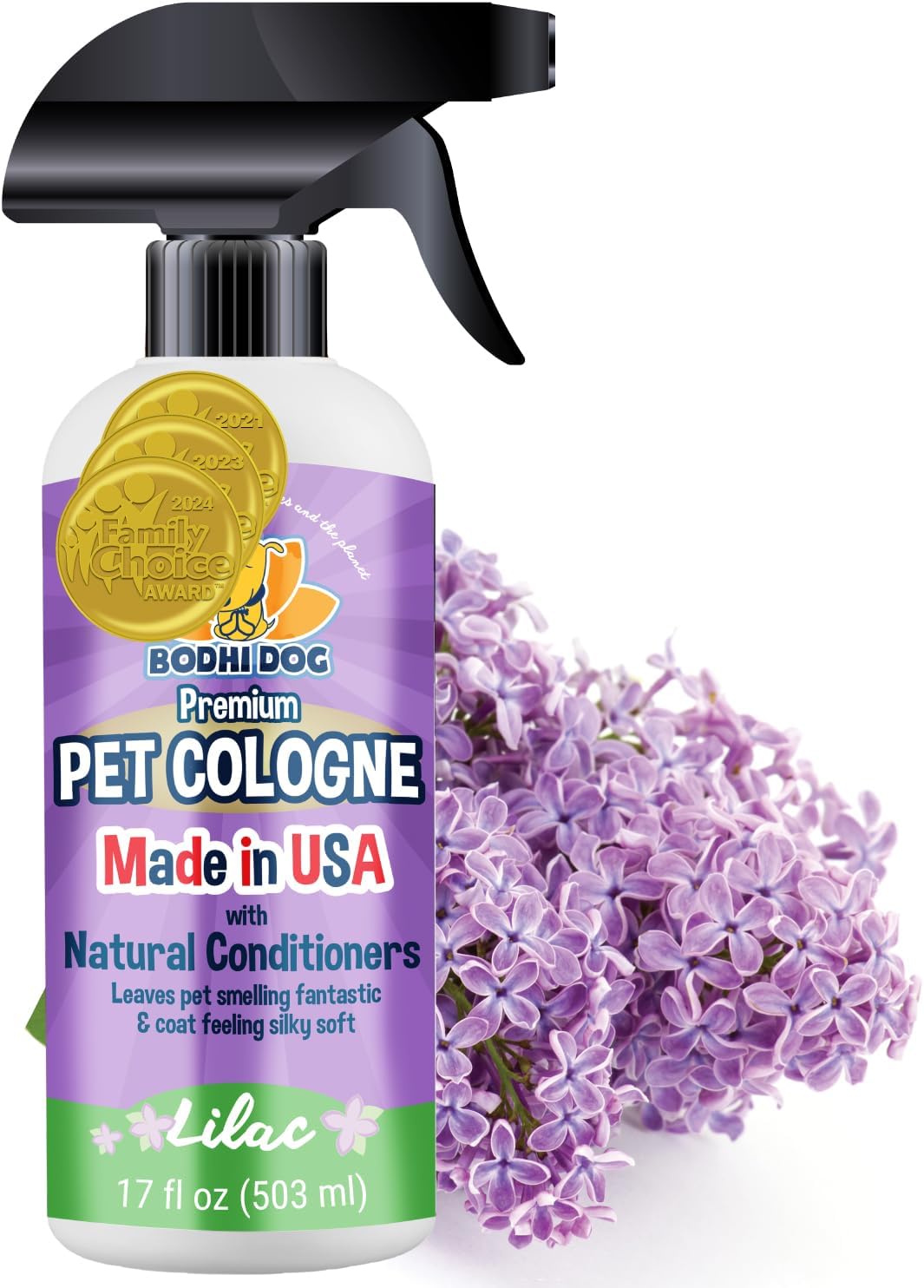 Bodhi Dog Premium Dog Cologne - 17 Fl Oz (Pack of 1) / Lilac