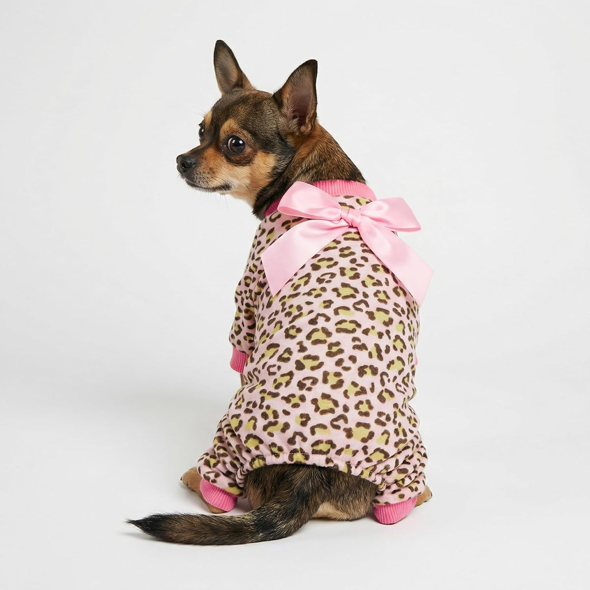 Fitwarm Funny Duck Dog Pajamas - Leopard / Small - image 2