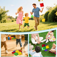 Small Colorful Nylon Bean Bags for Hand Toss Games - 4.7in-10 Pcs - image 2