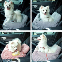 BLOBLO Dog Car Seat Pet Booster Seat Pet Travel Safety Dog Bed - Blue - image 3