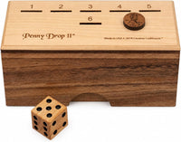 Creative Crafthouse Penny Drop Size Medium from Fun Family or bar Game – Fun for Kids & Family - Maple Top