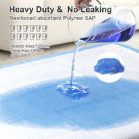 Enormous 37"x 54" Dog Training Potty Pads - 36"x36" Blue(100counts) - image 3