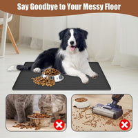 51.2"x25.6" Largest Dog Food Mat - Dark Green / 24"L x 16"W - image 3