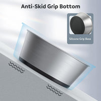 Stainless Steel Dog Bowls Set of 2 - Type A: 8 Cups - image 2